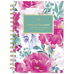Simplified by Emily Ley for AT-A-GLANCE® 2026 Weekly Monthly Planner, English Garden, Small, 5 1/2" x 8 1/2"