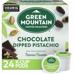 Green Mountain Coffee Roasters® Chocolate Dipped Pistachio Flavored Coffee, Single Serve K-Cup Pods, 24 Count