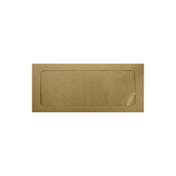 LUX #10 Envelopes, Full-Face Window, Peel &amp; Press Closure, Grocery Bag, Pack Of 500