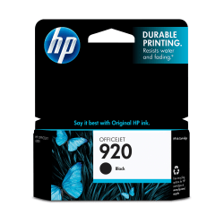 hp 920 black ink cartridge