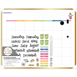 Happy Planner Classic Stickers 9 H x 4 34 W x 14 D Productivity Value Pack  Of 985 Stickers - Office Depot