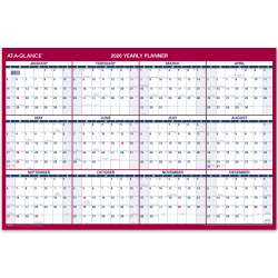 AT-A-GLANCE® 2026 Vertical Horizontal Reversible Yearly Wall Calendar, Large, 24" x 36"