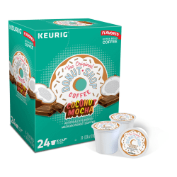 The Original Donut Shop® Single-Serve Coffee K-Cup® Pods, Coconut Mocha, Carton Of 24