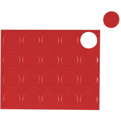 Magnetic Color Coding Dots 20PK Red - Office Depot