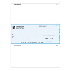 Custom Laser Multipurpose Voucher Checks For Sage Peachtree 8 12 x 11 ...