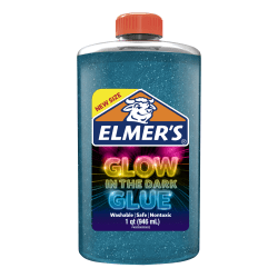 Photo 1 of Elmer’s® Glow-In-The-Dark Liquid Glue, 32 Oz, Blue