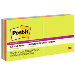 full stick post its