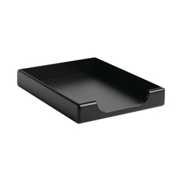 Rolodex Wood Tones Letter Size Tray Black - Office Depot