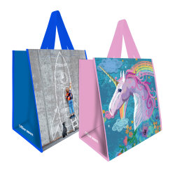 Office Depot Brand Reusable Polypropylene Shopping Bag 13 12 H X 15 W X 9 14 D Assorted Colors Office Depot