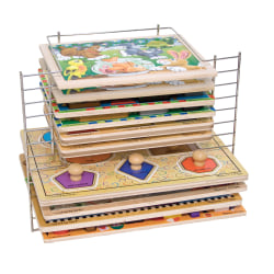 Photo 1 of Melissa & Doug Deluxe Wire Puzzle Rack