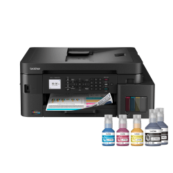 Brother INKvestment Tank MFC-T980DW Wireless Color Inkjet Printer, All-in-One Print/Scan/Copy, 3 Years Ink In-Box(1), Best for small office/business