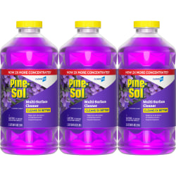 CloroxPro Clorox Pro Pine Sol Multi Surface Cleaner, Lavender Clean, 80 Oz, Pack Of 3 Bottles
