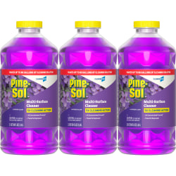 Pine-Sol Multi-Surface Cleaner, CloroxPro, All Purpose Cleaner, Lavender Clean, 80 Fluid Ounces, Pack of 3 (60608)