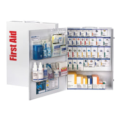 First Aid Only Xl Smartcompliance First Aid Cabinet 17 H X 5 34 W X 22 12 D White Office Depot