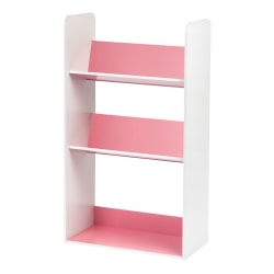 Iris 2 Tier Shelf With Footboard Pinkwhite - Office Depot