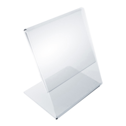 Azar L Shaped Sign Holders 4x3x3 10 Pk - Office Depot