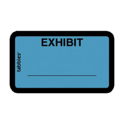 Legal exhibit labels office depot