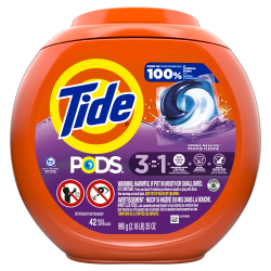 Tide PODS Laundry Detergent Pacs, Spring Meadow Scent, 35 Oz, Pack Of 42 Pods