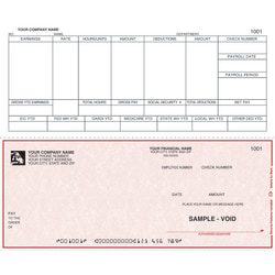 Custom Continuous Payroll Checks For DACEASY 9 12 x 7 Box Of 250 ...