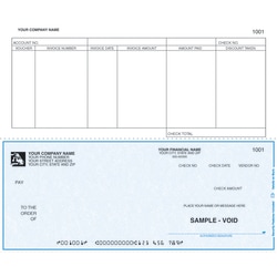 Custom Continuous Accounts Payable Checks For RealWorld 9 12 x 7 2 Part ...