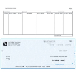 Custom Continuous Accounts Payable Checks For RealWorld 9 12 x 7 2 Part ...