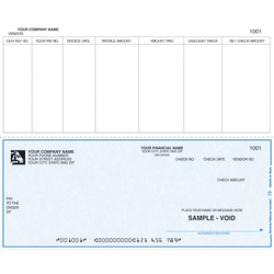 Custom Continuous Accounts Payable Checks For Sage Peachtree 9 12 x 7 2 ...