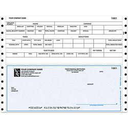 Custom Continuous Payroll Checks For Champion Business Systems 9 12 X 7 