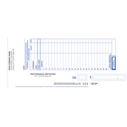 Custom Book Bound Deposit Tickets 1 Part 8 x 3 38 Box Of 200 - Office Depot