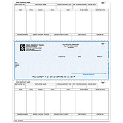 Custom Laser Payroll Checks For Sage Peachtree 8 12 x 11 Box Of 250 ...