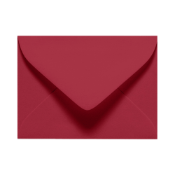 LUX Mini Envelopes, #17, Gummed Seal, Garnet Red, Pack Of 500