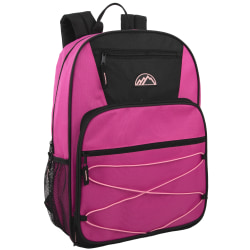 Mountain Edge Bungee Backpack Pink - Office Depot
