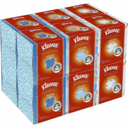 Kleenex® Anti-Viral® 3-Ply Facial Tissue, White, 68 Sheets Per Box, Carton Of 12