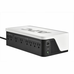 APC Back-UPS, 900VA/540W, Floor/Wall Mount, 120V, 8x NEMA 5-15R outlets, USB Type A + C Ports - Floor/Wall Mountable - 8 Hour Recharge - 120 V Input - 120 V AC Output - Stepped Approximated Sine Wave - USB