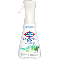Clorox® Disinfecting Mist Multi-Surface Spray, Eucalyptus Peppermint, 16 Fl Oz
