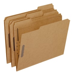 Photo 1 of Pendaflex® Kraft Rec Classification Folders With Fasteners, Letter Size, Box Of 50