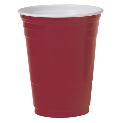 red cups with lids