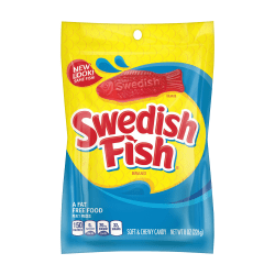 Swedish Fish Red 8 Oz Pack Of 12 Bags - Office Depot