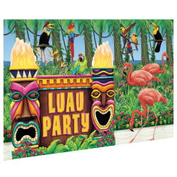 Amscan Luau Party Decorating Kit 6 Pieces Office Depot