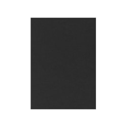 LUX Flat Cards, A2, 4 1/4&quot; x 5 1/2&quot;, Midnight Black, Pack Of 50