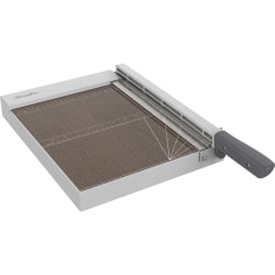Swingline® ClassicCut Guillotine Trimmer With EdgeGlow, 3-1/8&rdquo;H x 12-7/8&rdquo;W x 20-5/8&rdquo;D, Silver