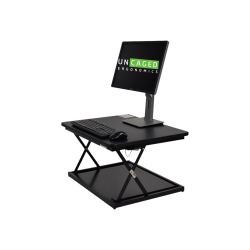 Uncaged Ergonomics CHANGEdesk Mini - Standing desk converter - rectangular - black - black base