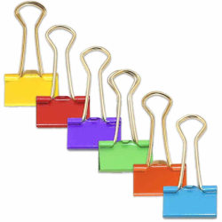 designer binder clips