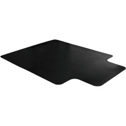 Floortex Cleartex Advantagemat Chair Mat For Hard Surfaces, 48&quot; x 36&quot;, Black