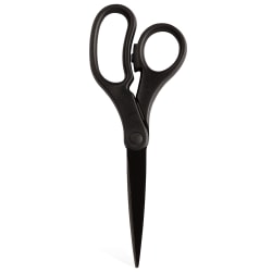 JAM Paper® Precision Scissors, 8&quot;, Pointed, Black