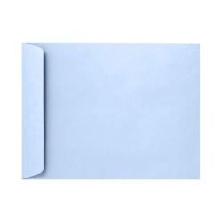 LUX Open-End 10&quot; x 13&quot; Envelopes, Peel &amp; Press Closure, Baby Blue, Pack Of 50