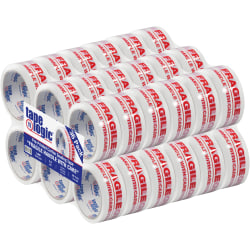 Tape Logic Fragile Handle With Care Preprinted Carton Sealing Tape 3 Core 2 X 55 Yd Redwhite Case Of 36 Office Depot