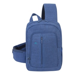 blue sling bag