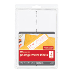postage meter labels
