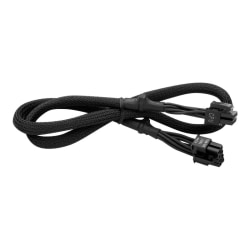 Corsair Type 3 Sleeved Black Eps12v Cpu Cable For Power Supply Cpu 12 V Dc Black 1 Office Depot