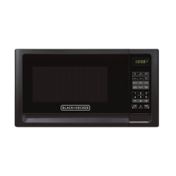 Photo 1 of Black & Decker EM720CFO-PM 0.7 Cu Ft Digital Microwave, Black